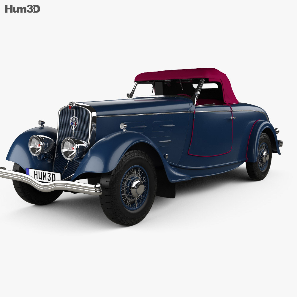 Peugeot 601 Roadster 1934 Modello 3D