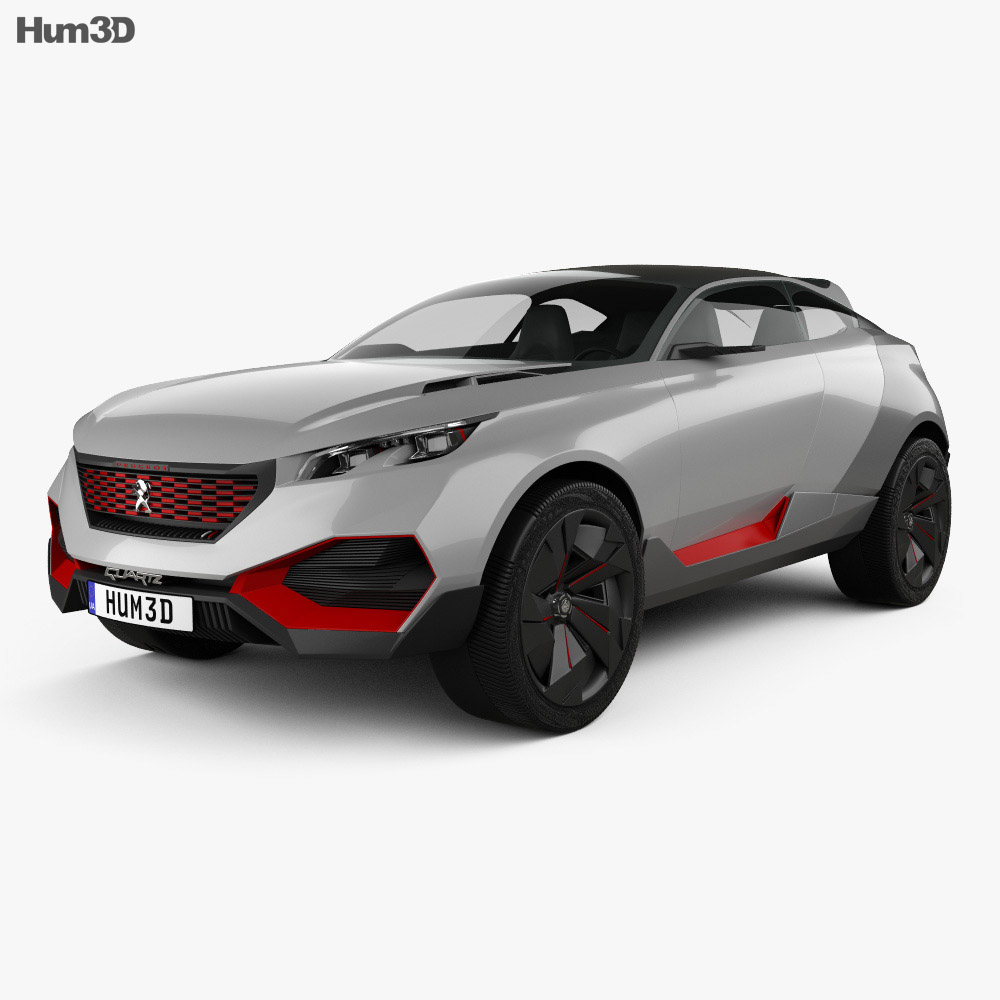 Peugeot Quartz 2018 3D 모델 