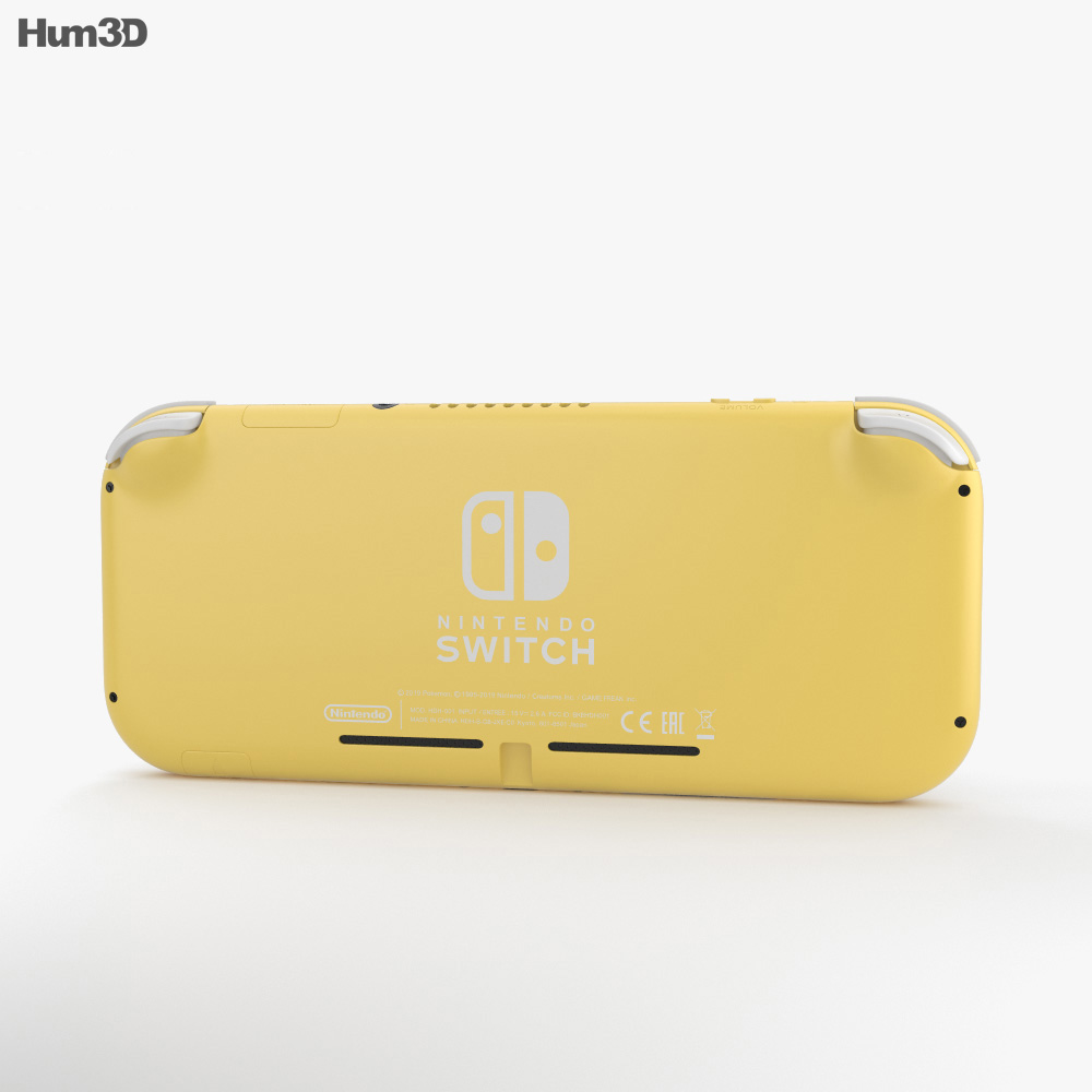 Nintendo Switch Lite Yellow 3D model - Electronics on Hum3D