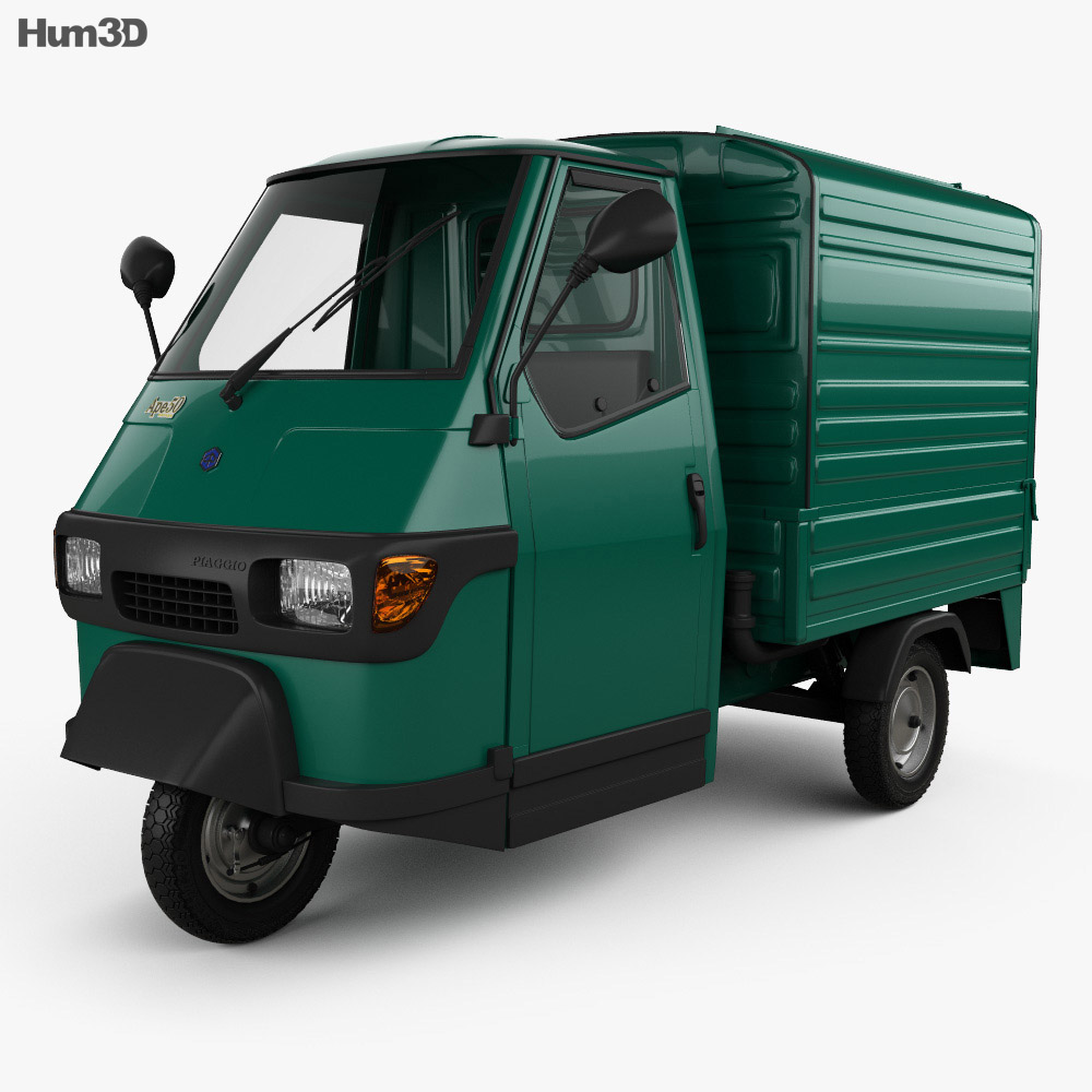 Piaggio Ape 50 2006 3D model - Vehicles on Hum3D