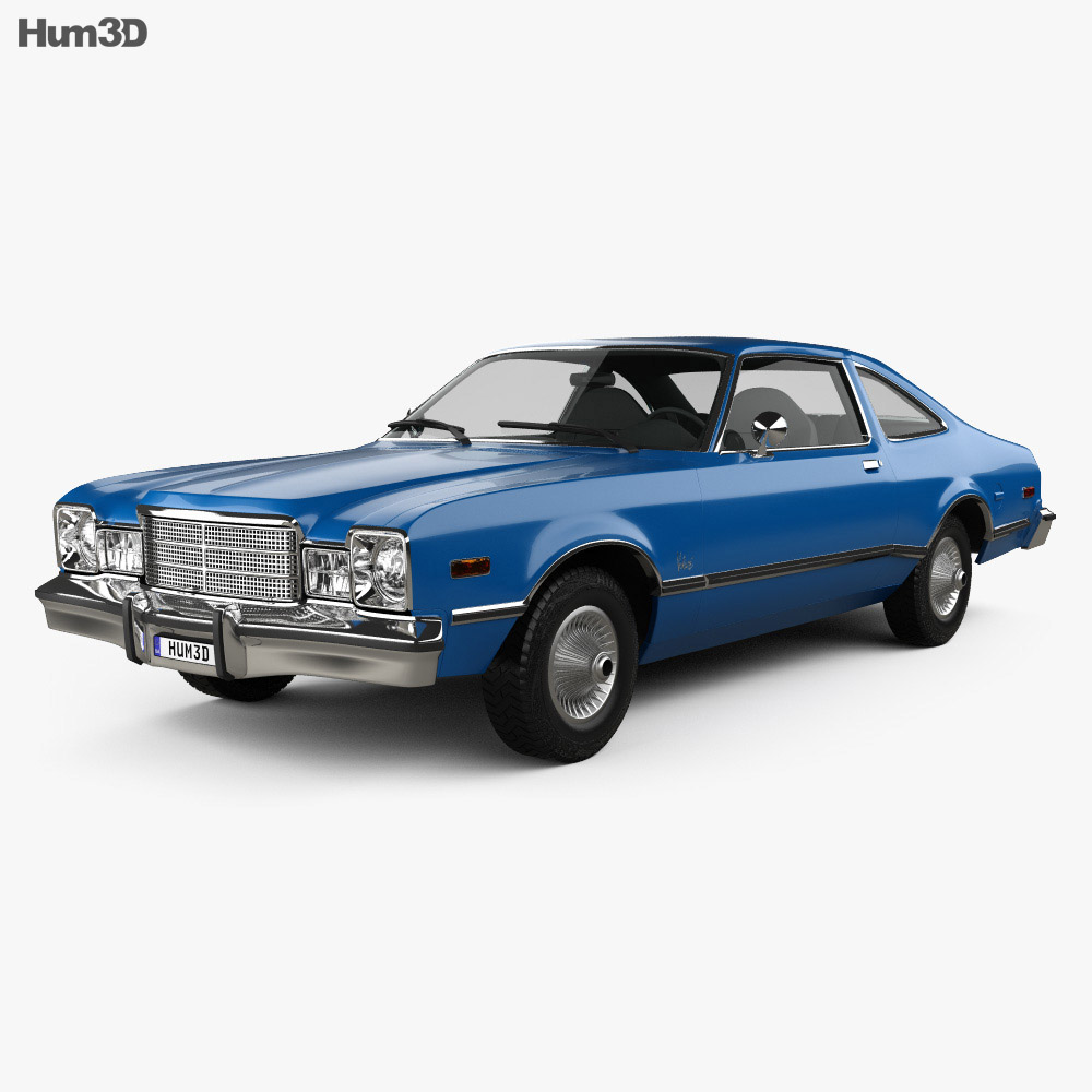 Plymouth Volare coupe 1977 3d model