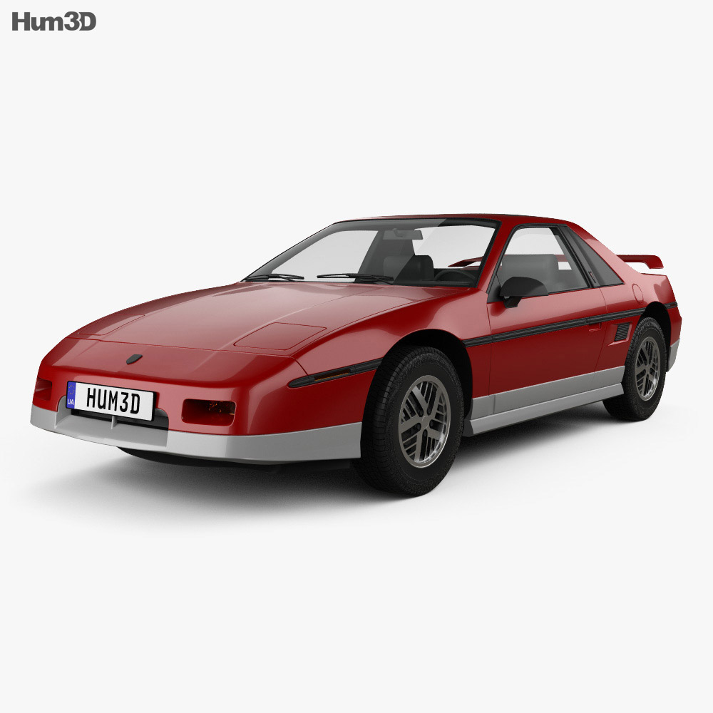 Pontiac Fiero GT 1985 3Dモデル