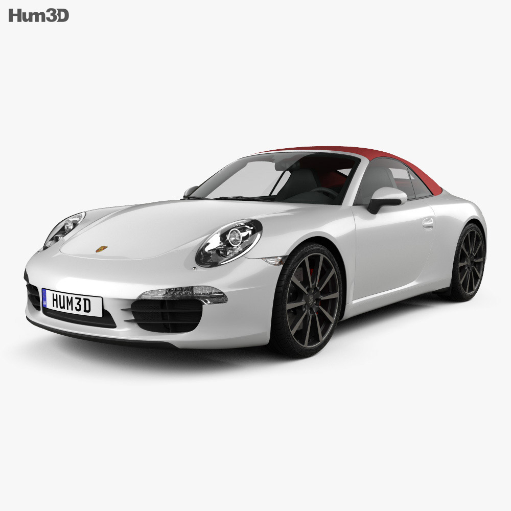 Porsche 911 Carrera S カブリオレ 2015 3Dモデル