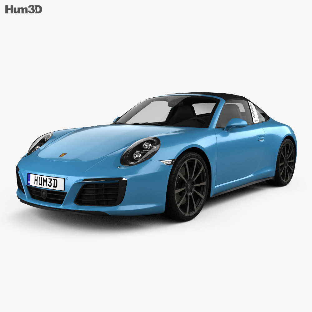 Porsche 911 Targa (991) 4S 2020 Modelo 3D