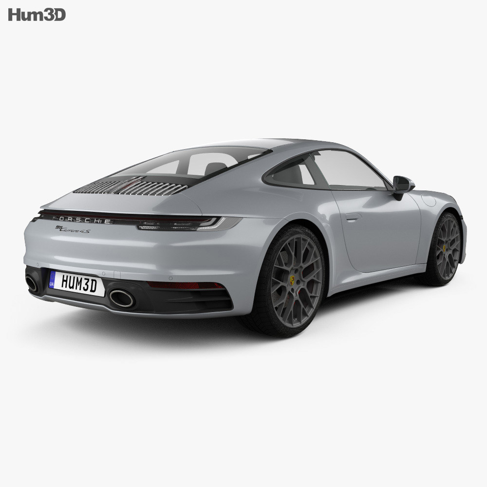 Porsche 911 Carrera 4S coupe 2022 3D model - Vehicles on Hum3D