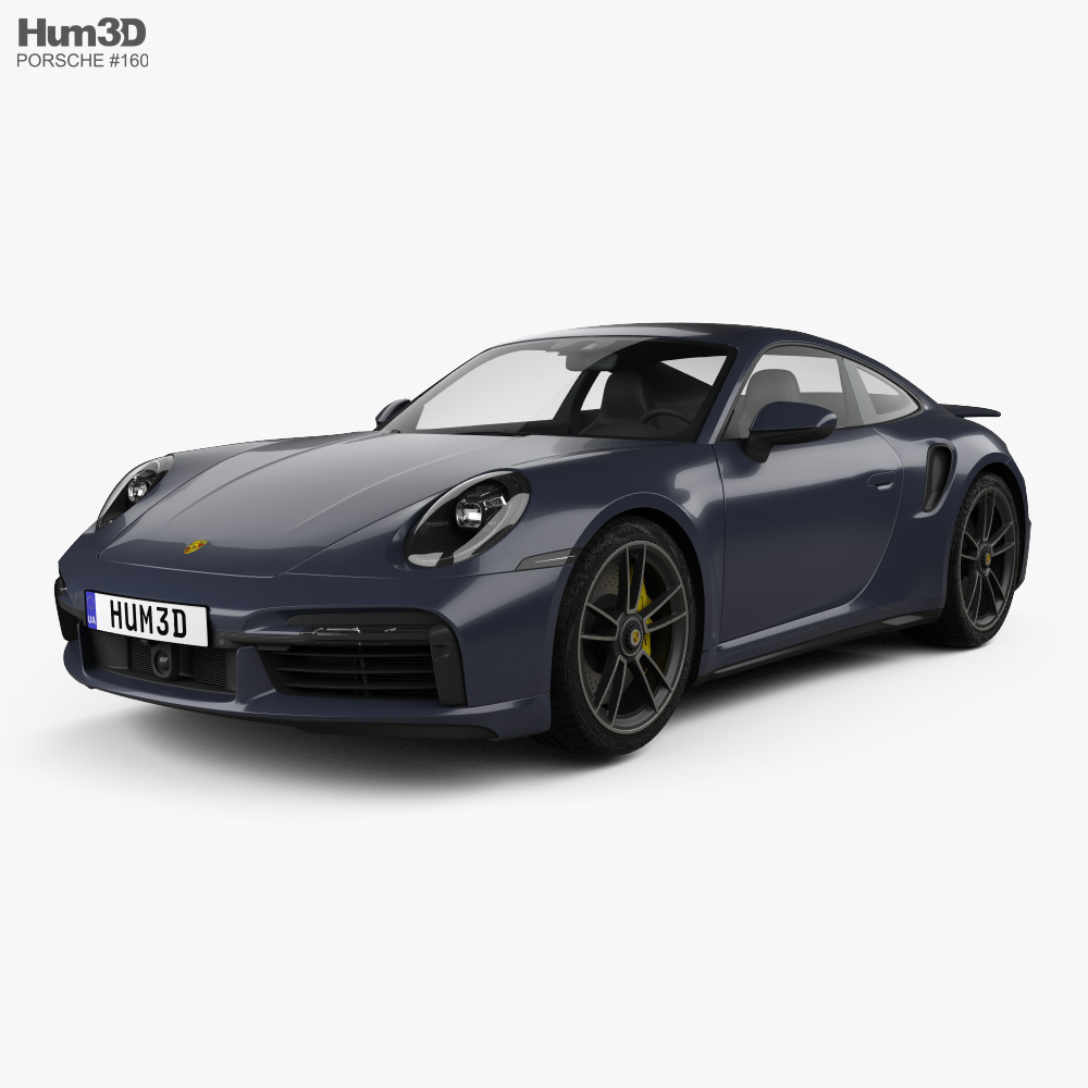 Porsche 911 Turbo S cupé 2022 Modelo 3D