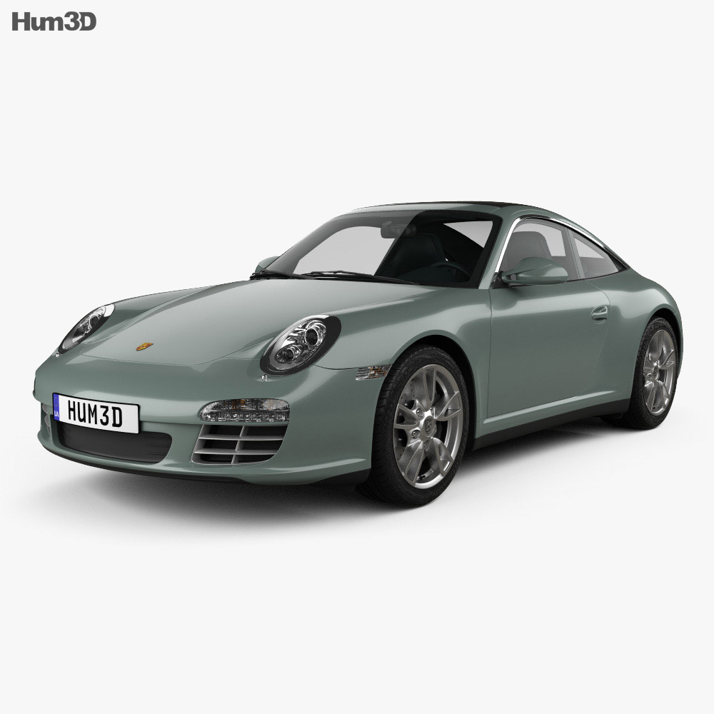 Porsche 911 Targa 4 2012 3D модель