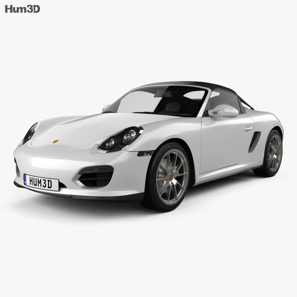 Porsche Boxster Spyder 2014 3D модель