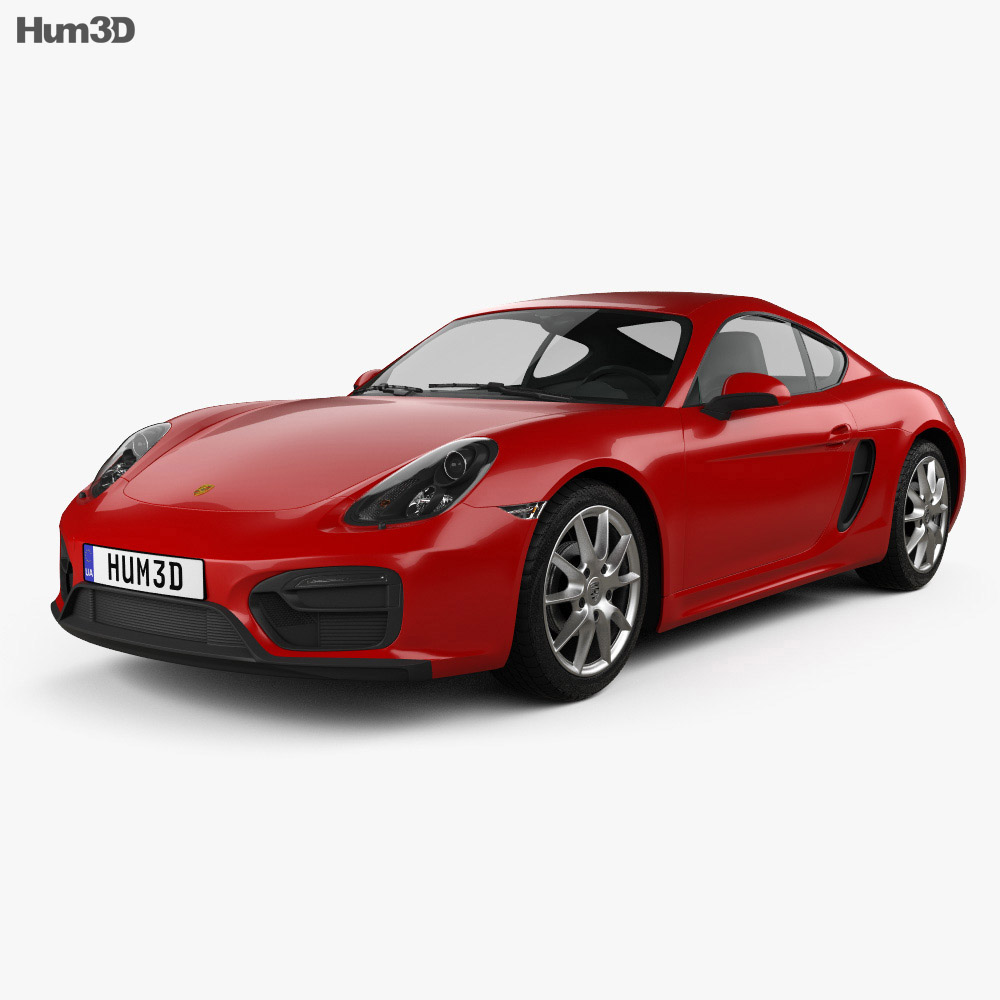 Porsche Cayman GTS 2016 3d model