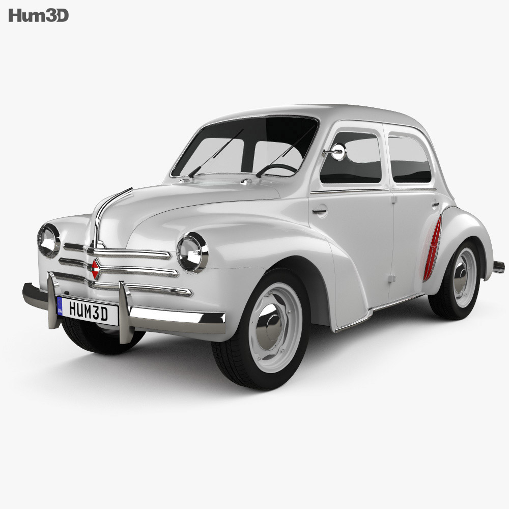 Renault 4CV 轿车 1947-1961 3D模型