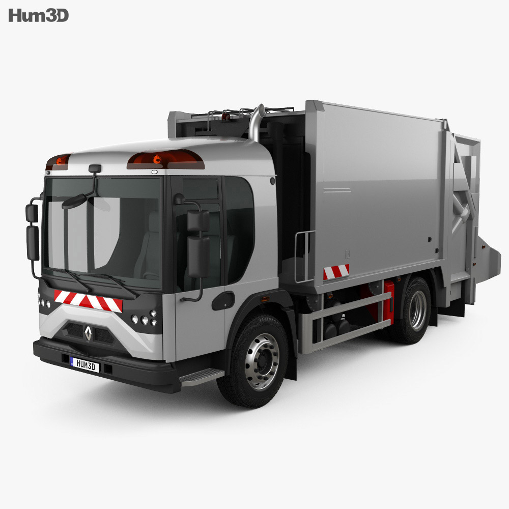 Renault Access Garbage Truck 2013 3d Model Vehicles On Hum3d