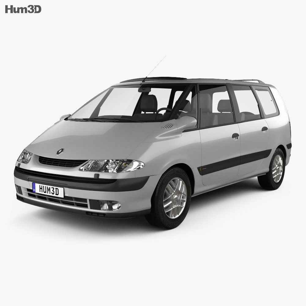 Renault Espace 2002 3d model