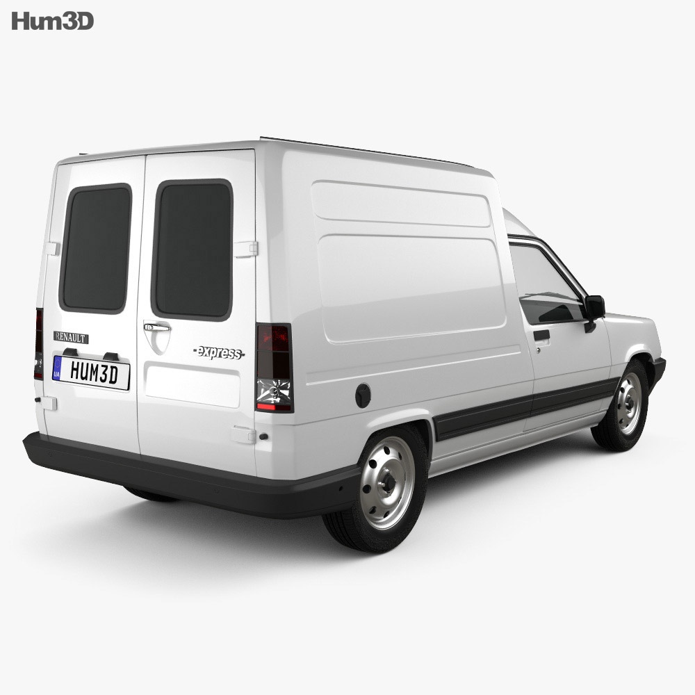 Renault Express 1991 3D model - Vehicles on Hum3D