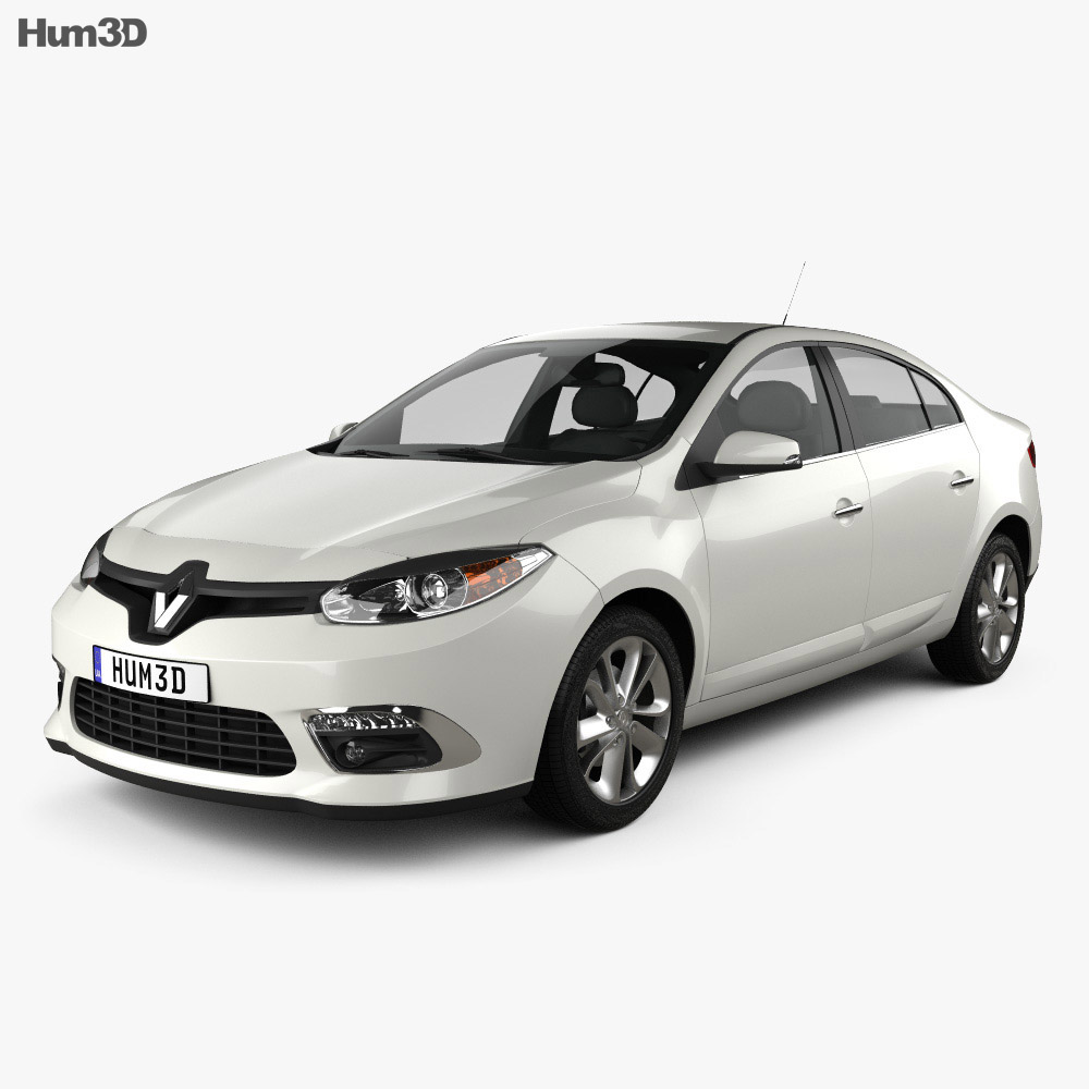 Renault Fluence 2015 3d model