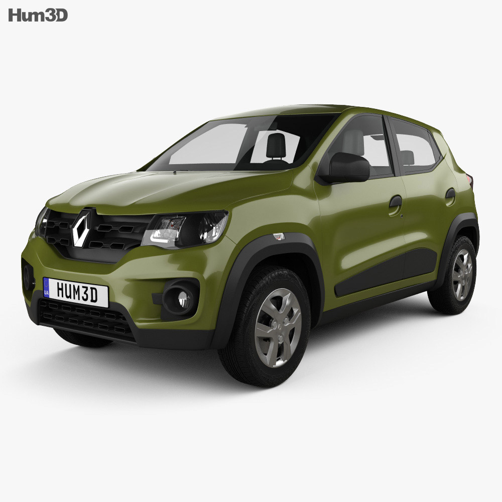 Renault Kwid 2016 3d Model