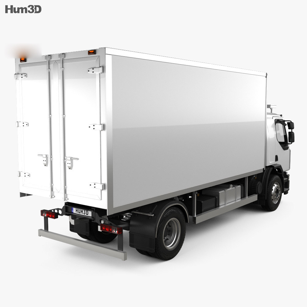 Renault Premium Distribution Refrigerator Truck 2014 3d model back view