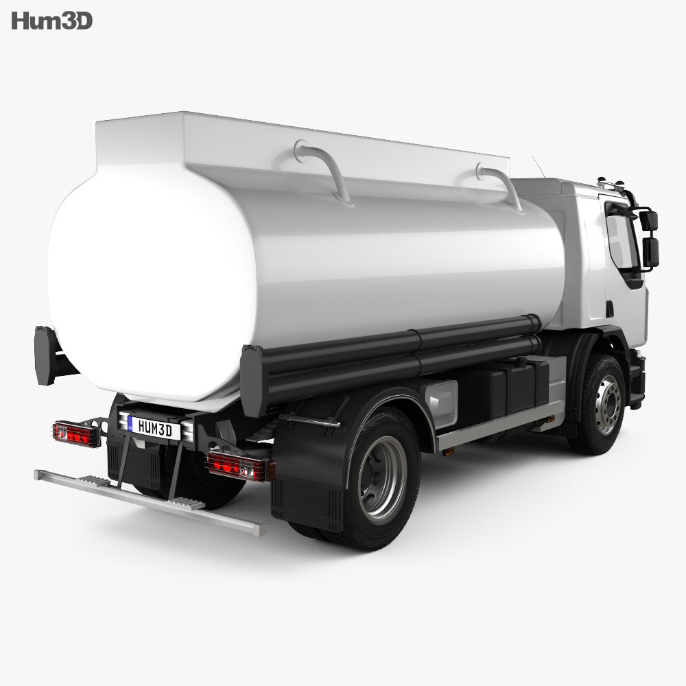 Renault Premium Lander Tanker Truck 2014 3d model back view