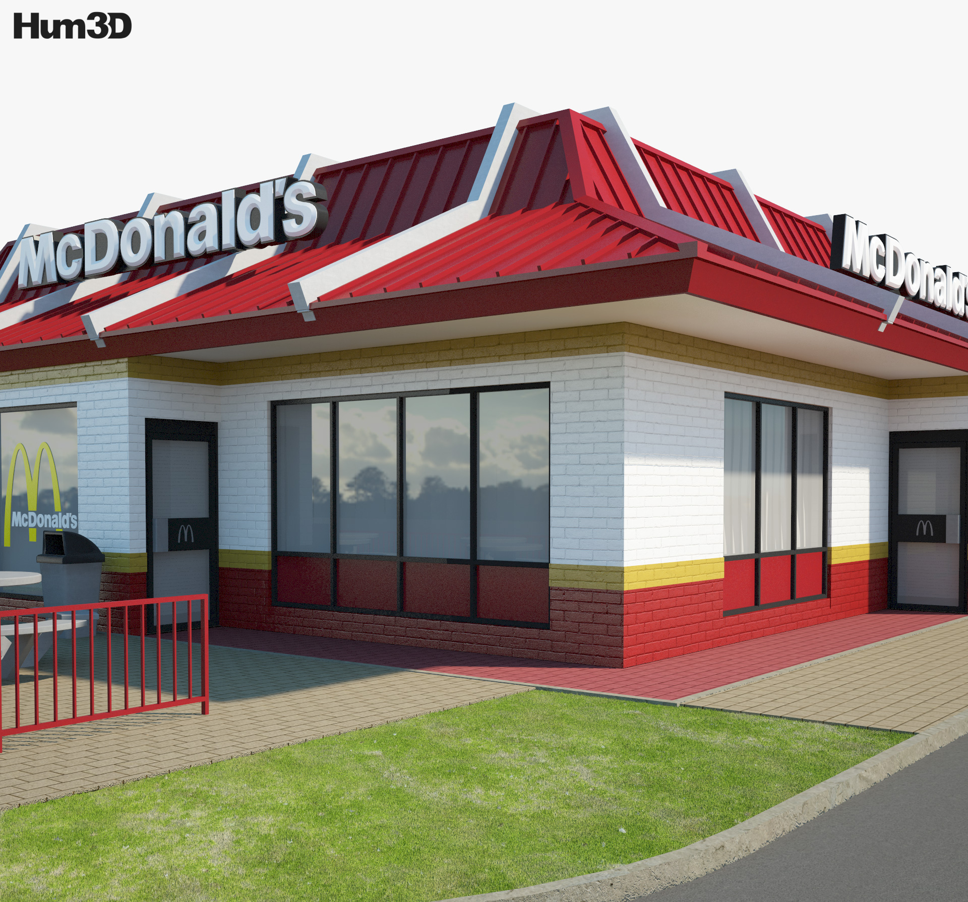 McDonald's レストラン 03 3Dモデル