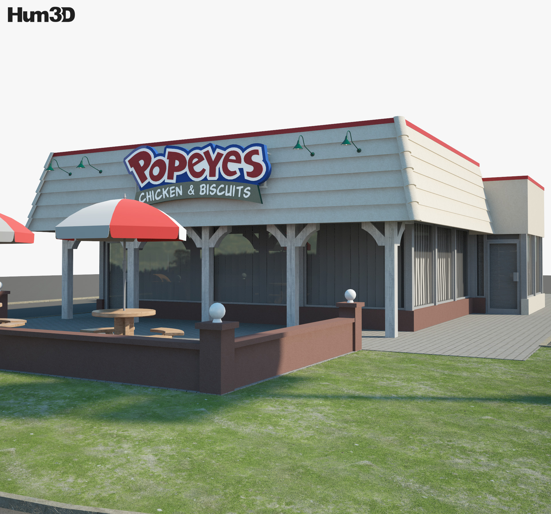 Popeyes Luisiana Kitchen 03 Modèle 3d