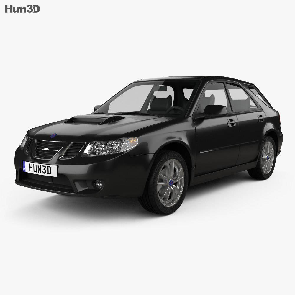 Saab 9 2x 04 3d Model Vehicles On Hum3d