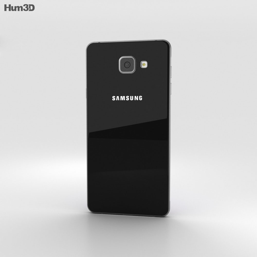 Samsung Galaxy A7 (2016) Black 3d model
