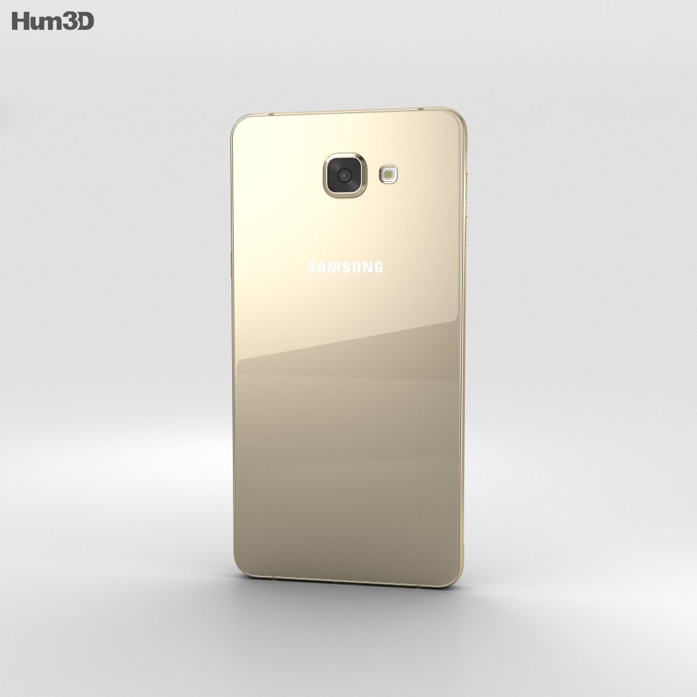 Samsung Galaxy A9 (2016) Champagne Gold Modèle 3d