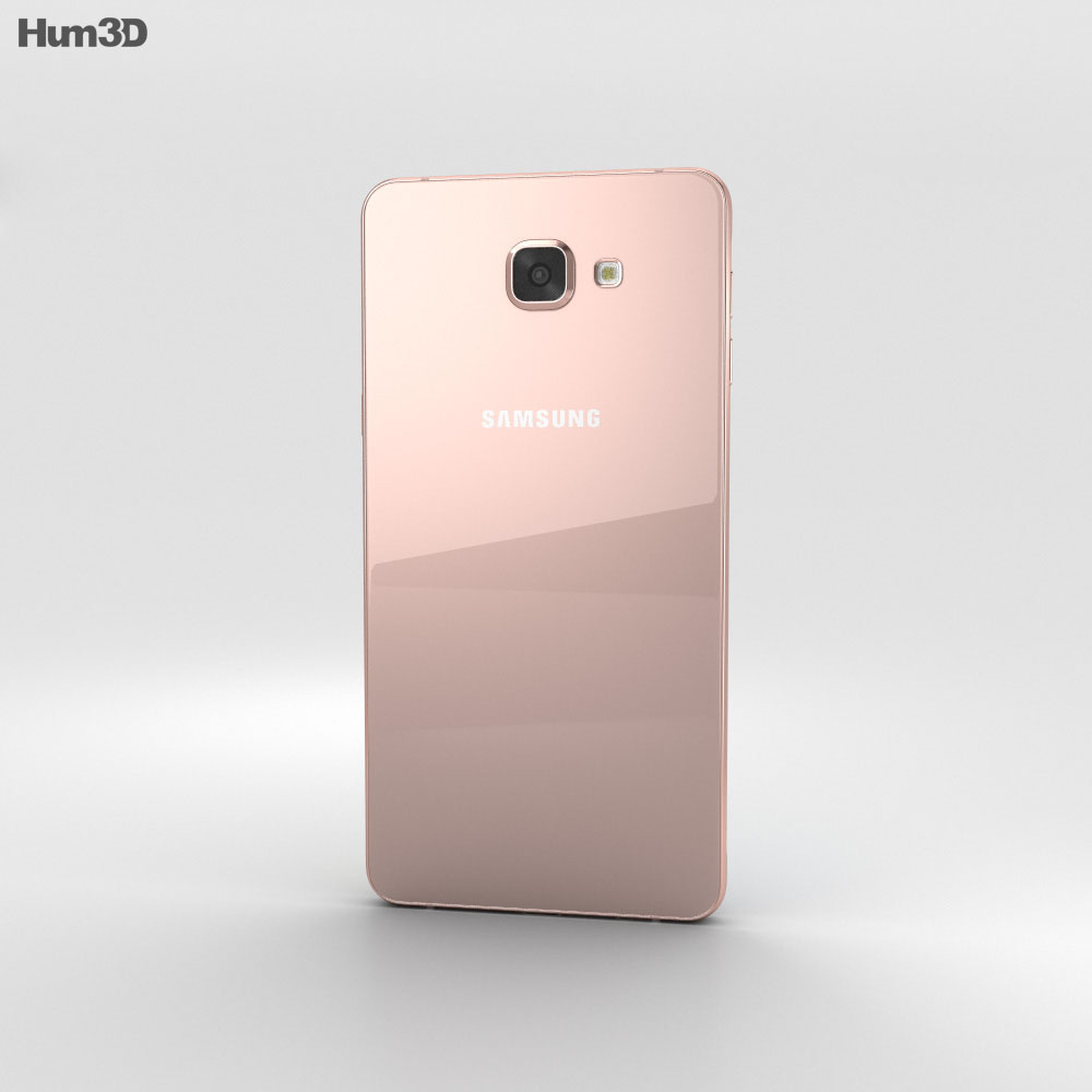 Samsung Galaxy A9 2016 Pink 3D model  Electronics on Hum3D