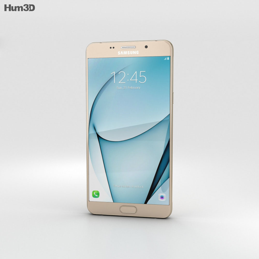 Samsung Galaxy A9 Pro (2016) Gold 3d model