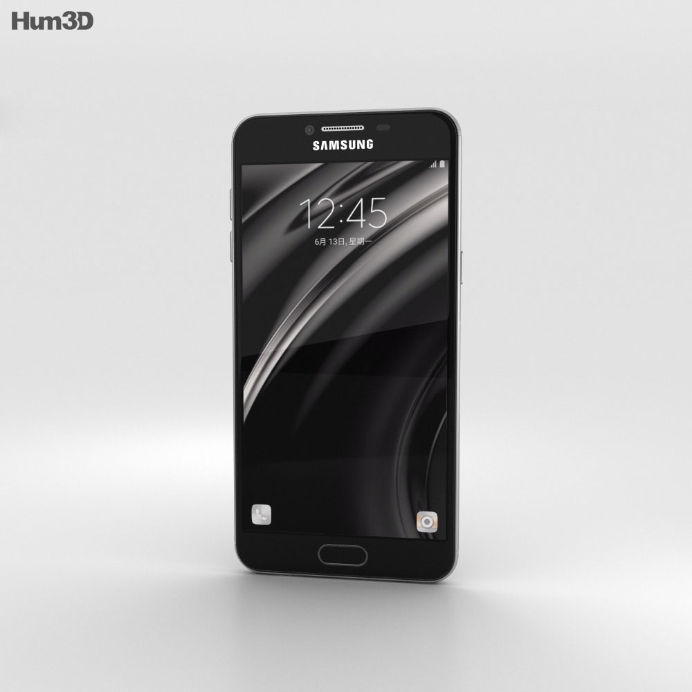 Samsung Galaxy C7 Gray 3D模型