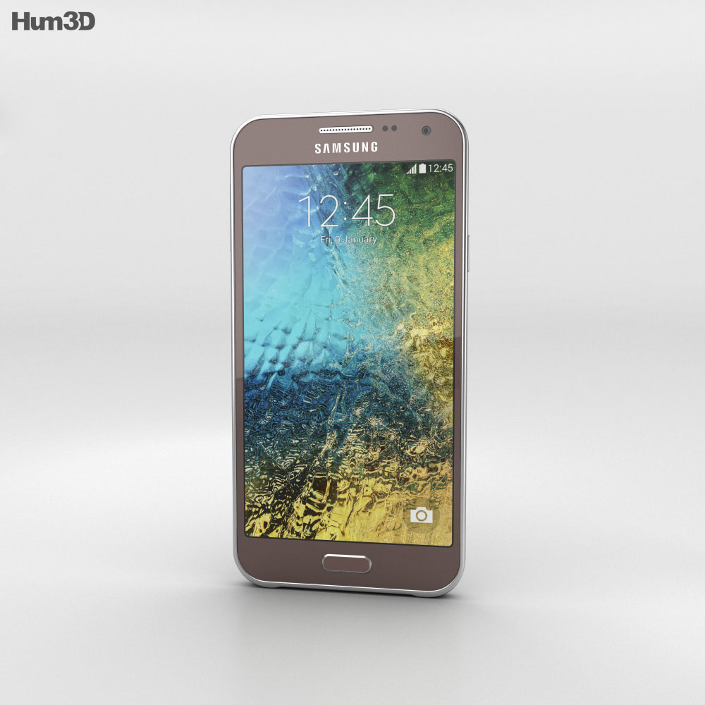 Samsung Galaxy E5 Brown 3d model