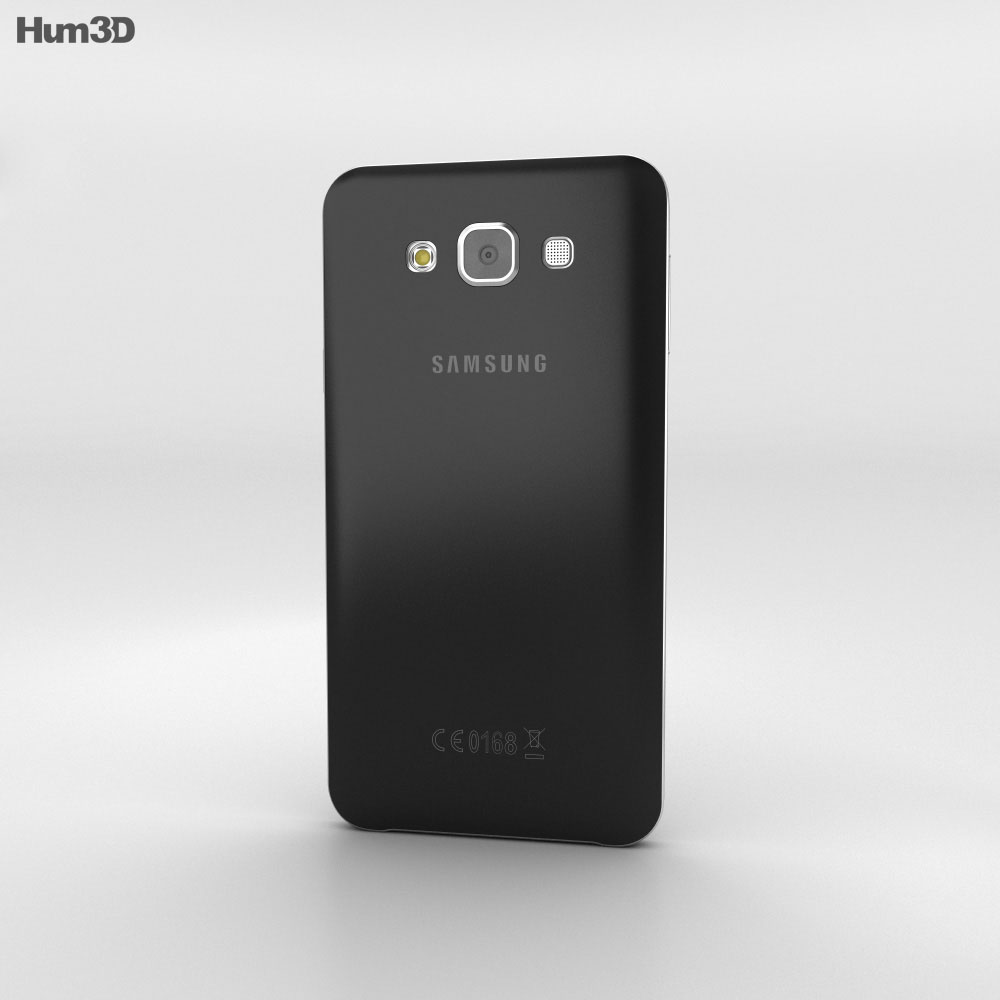 Samsung Galaxy E7 Black 3d model