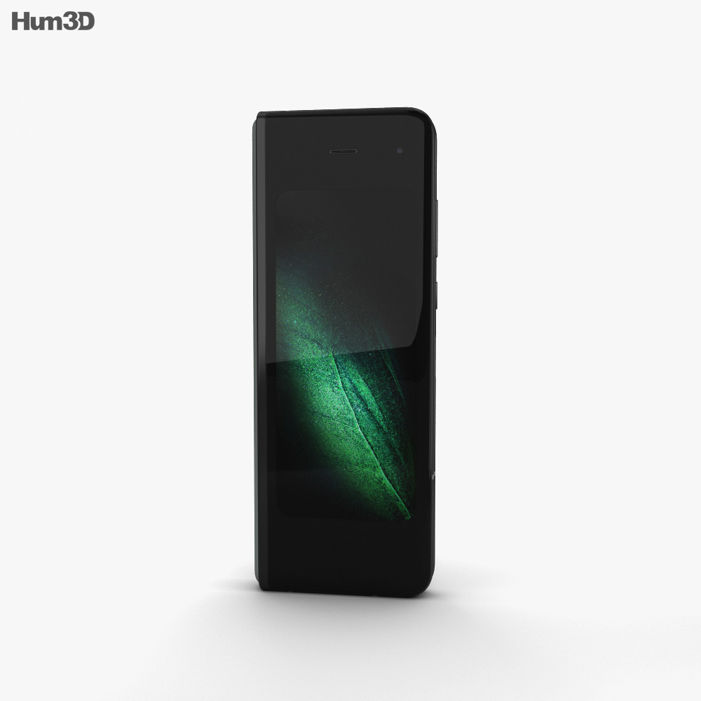 Samsung Galaxy Fold Cosmos Black Modelo 3D