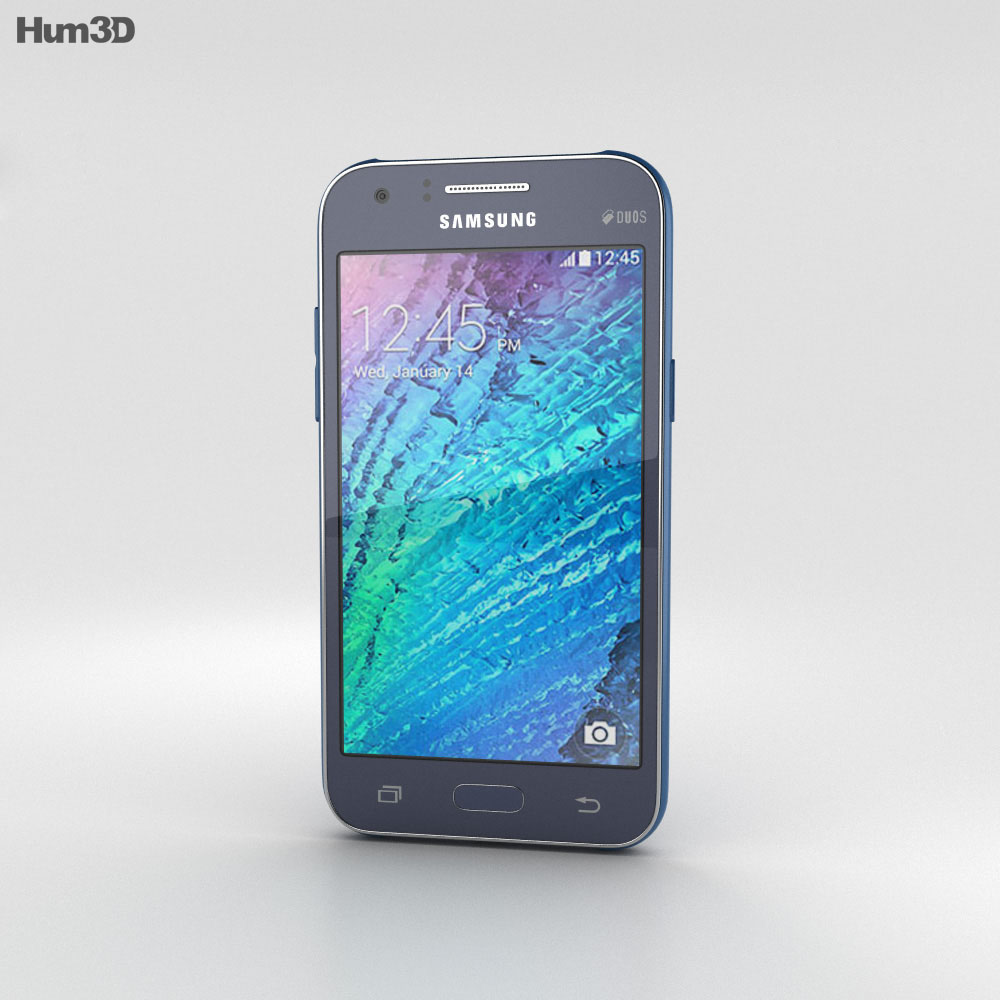 Samsung Galaxy J1 Blue 3D模型