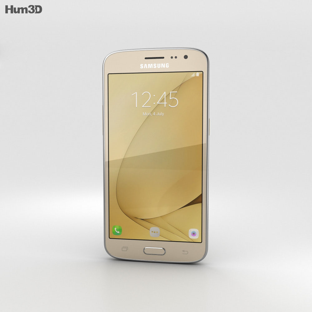 Samsung Galaxy J2 16 Gold 3d Model Electronics On Hum3d