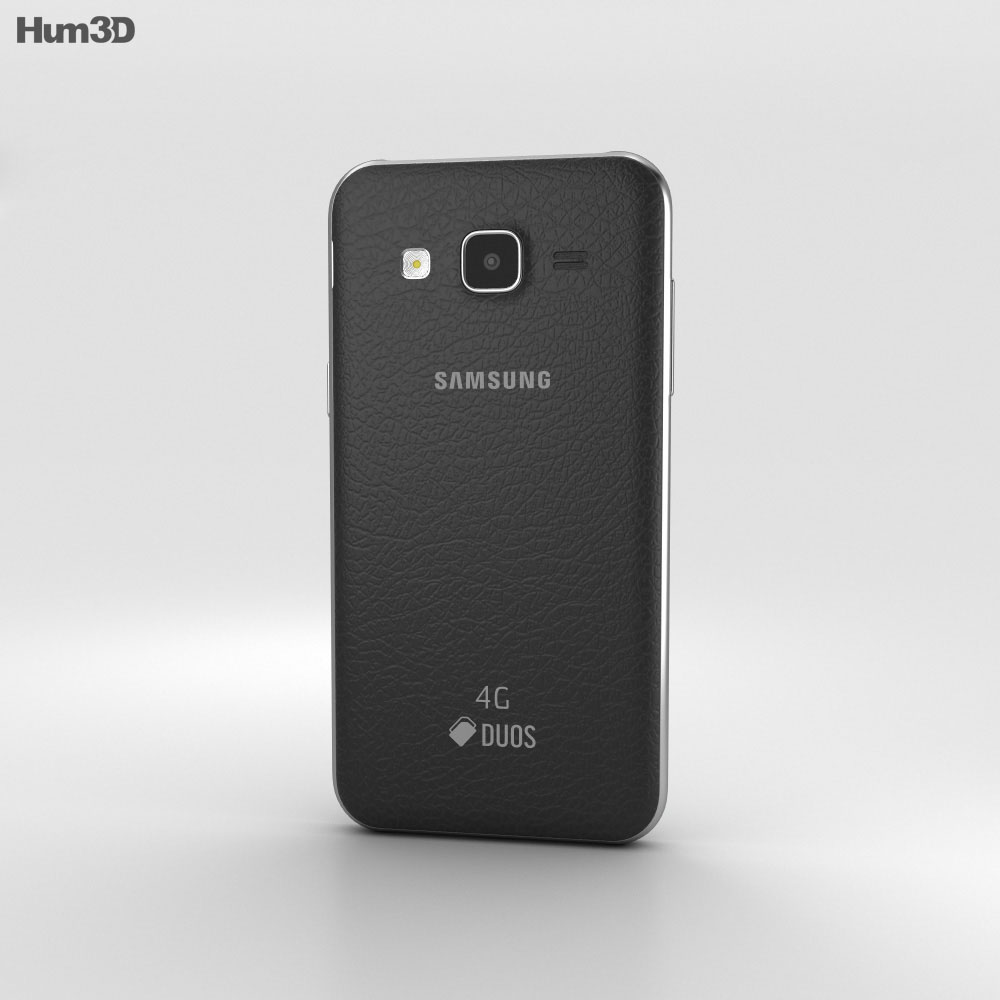 Samsung Galaxy J2 Black 3d Model Electronics On Hum3d