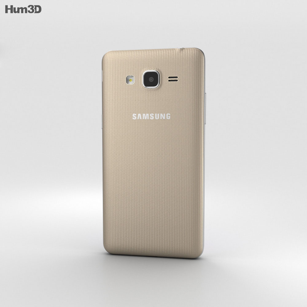Samsung Galaxy J2 Prime Gold Modelo 3D - Electrónica on Hum3D