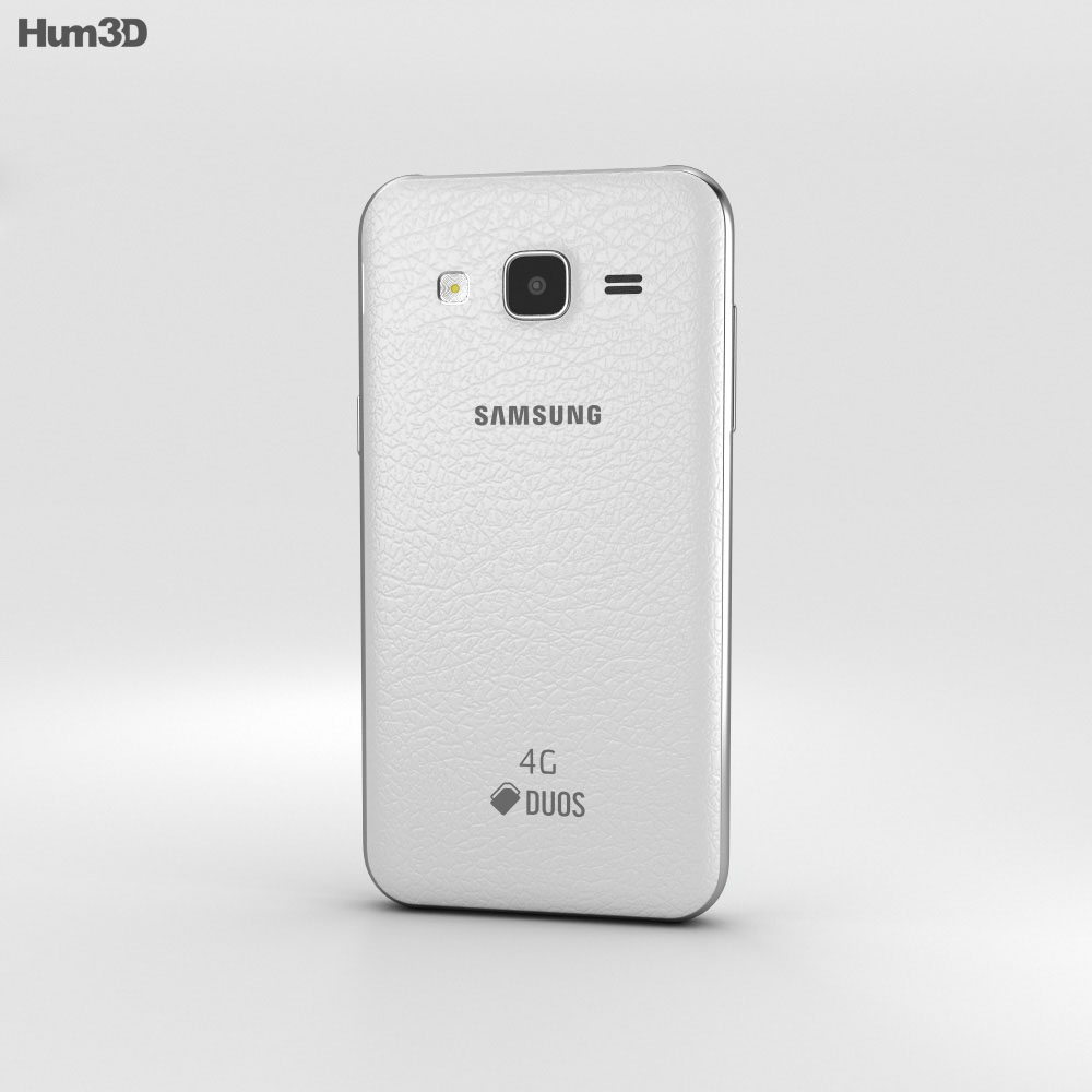 Samsung Galaxy J2 White 3d model