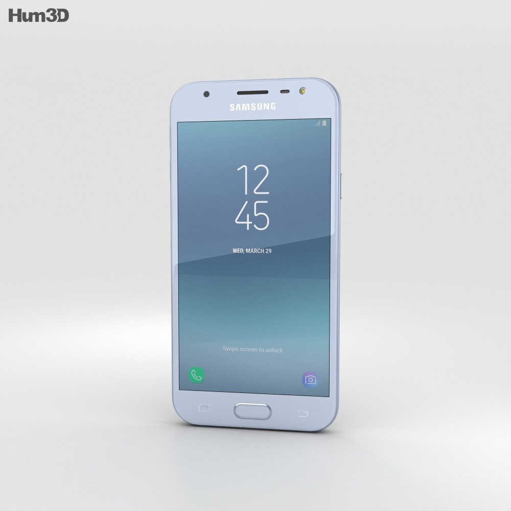 Samsung Galaxy J3 17 Blue 3d Model Electronics On Hum3d