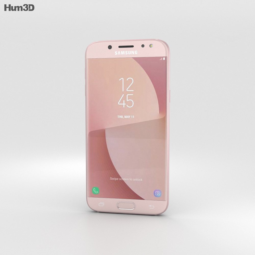Samsung Galaxy J5 (2017) Pink 3D модель