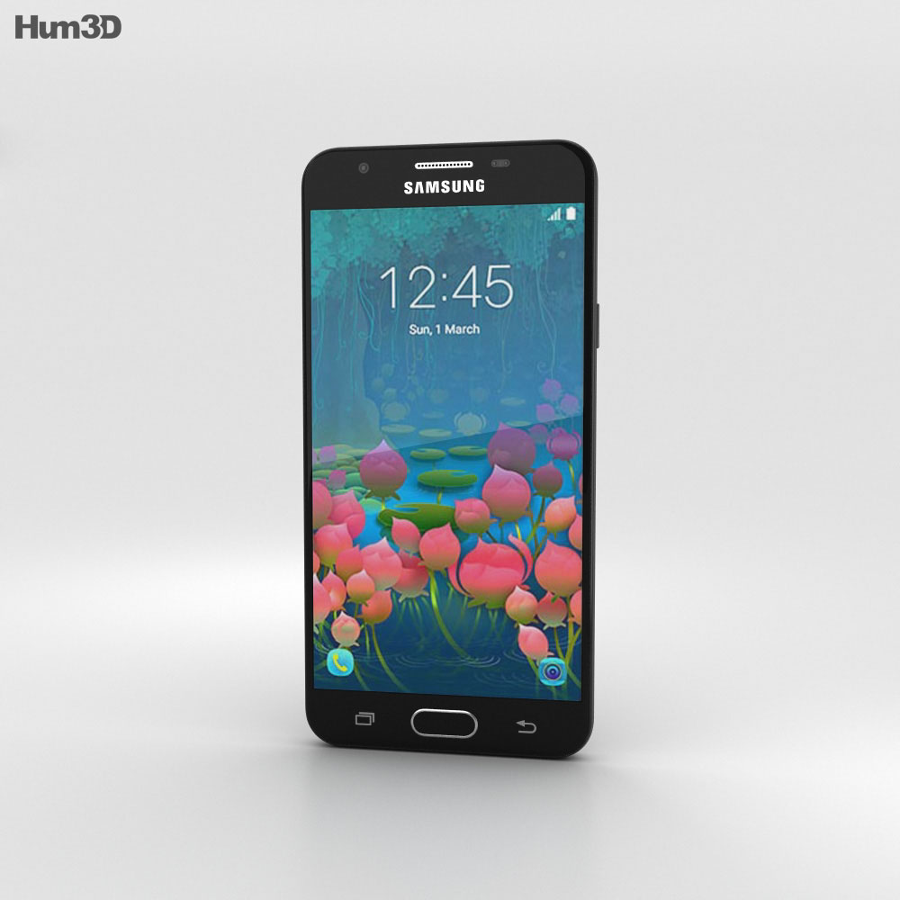 Samsung Galaxy J5 Prime Negro Modelo 3D - Electrónica on Hum3D