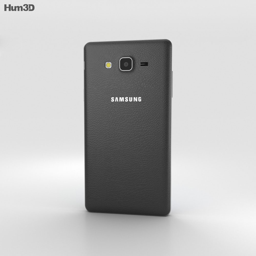 Samsung Galaxy On7 黑色的 3D模型