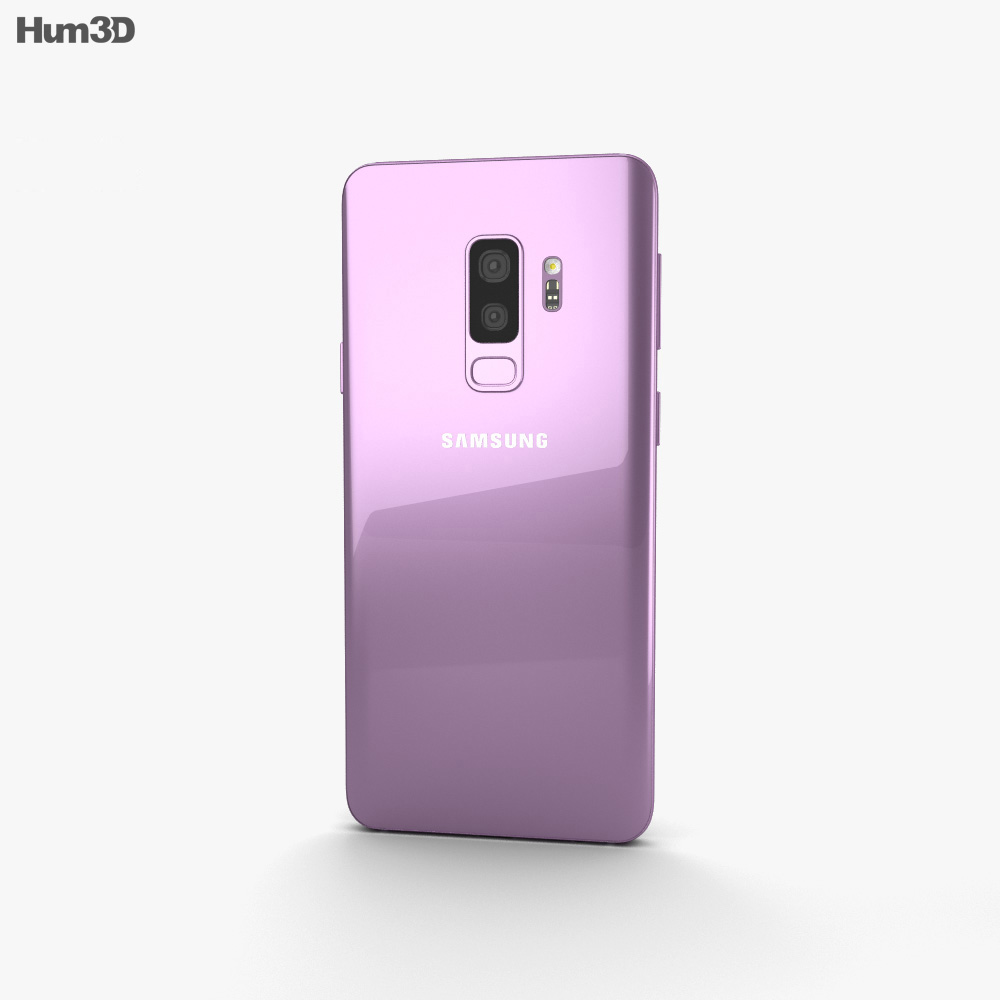 Samsung Galaxy S9 Plus Lilac Purple 3D model - Electronics ...