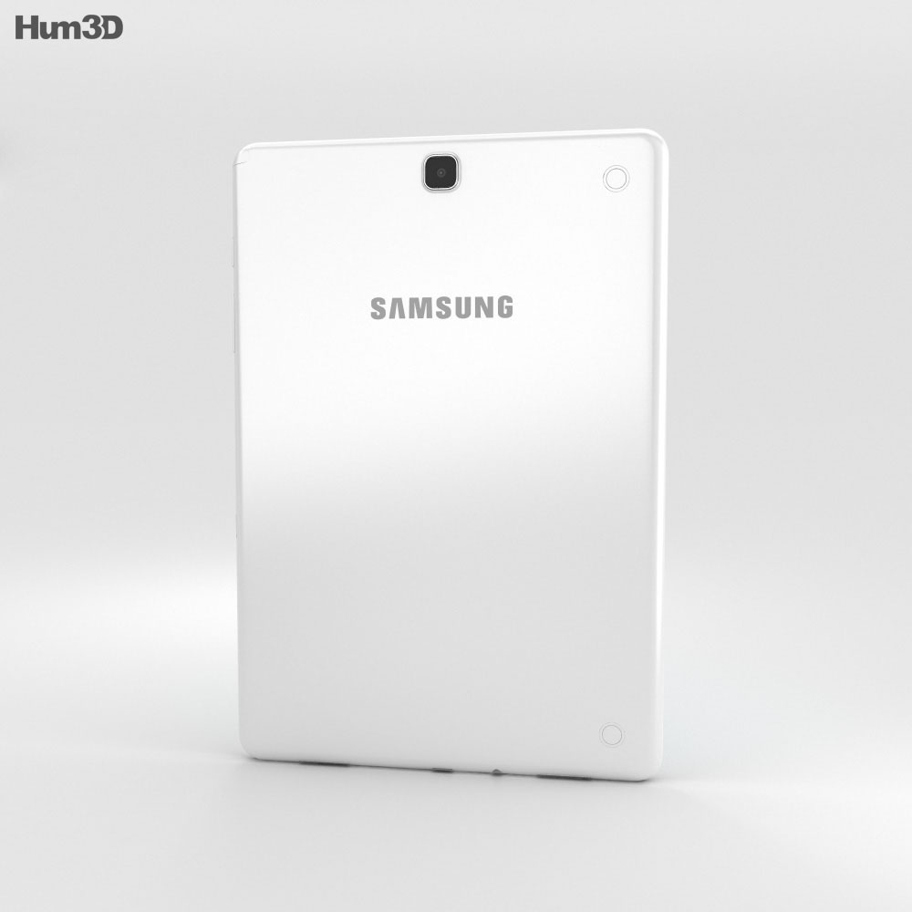 Samsung Galaxy Tab A 9.7 S Pen Blanco Modelo 3D