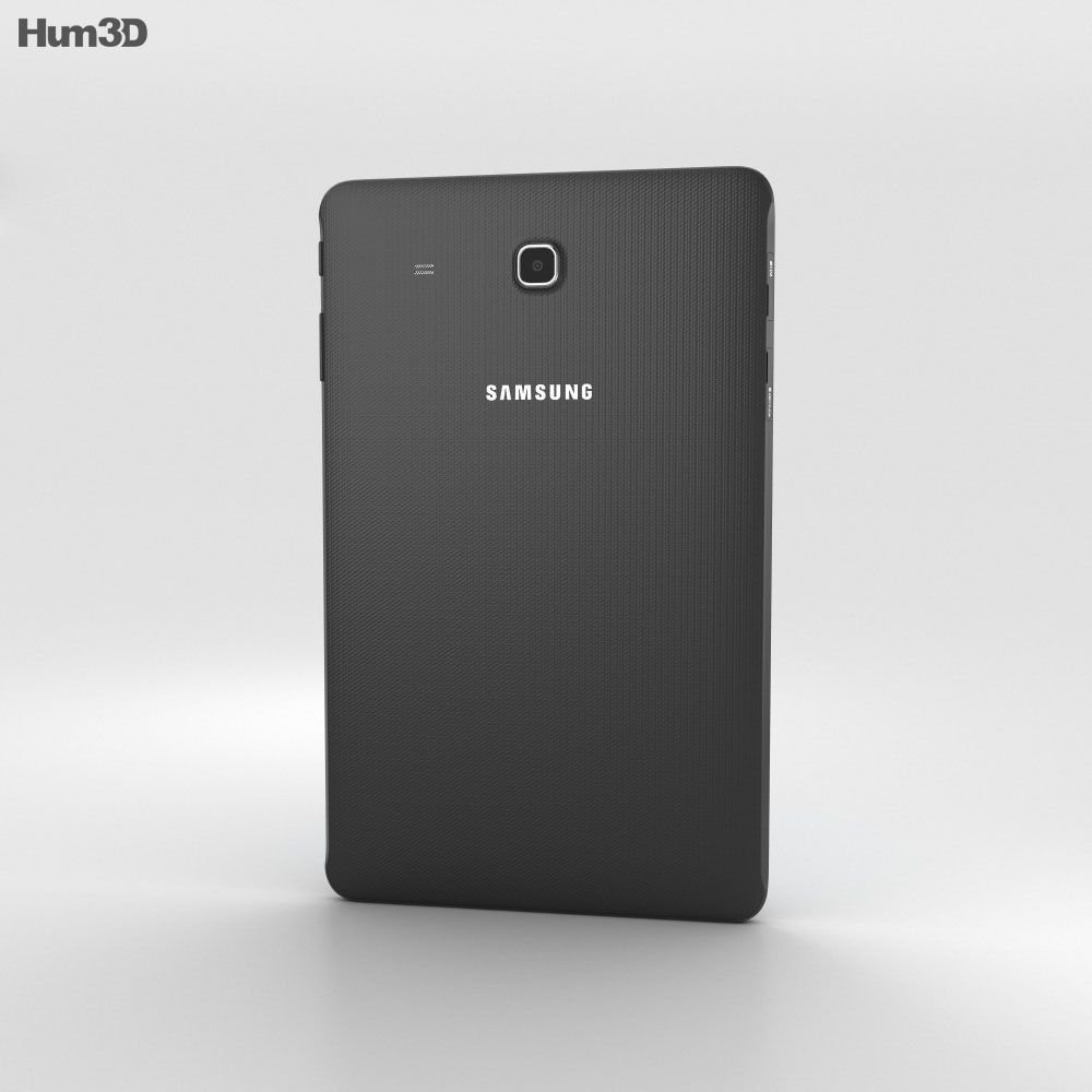 Samsung Galaxy Tab E 9.6 Black 3d model