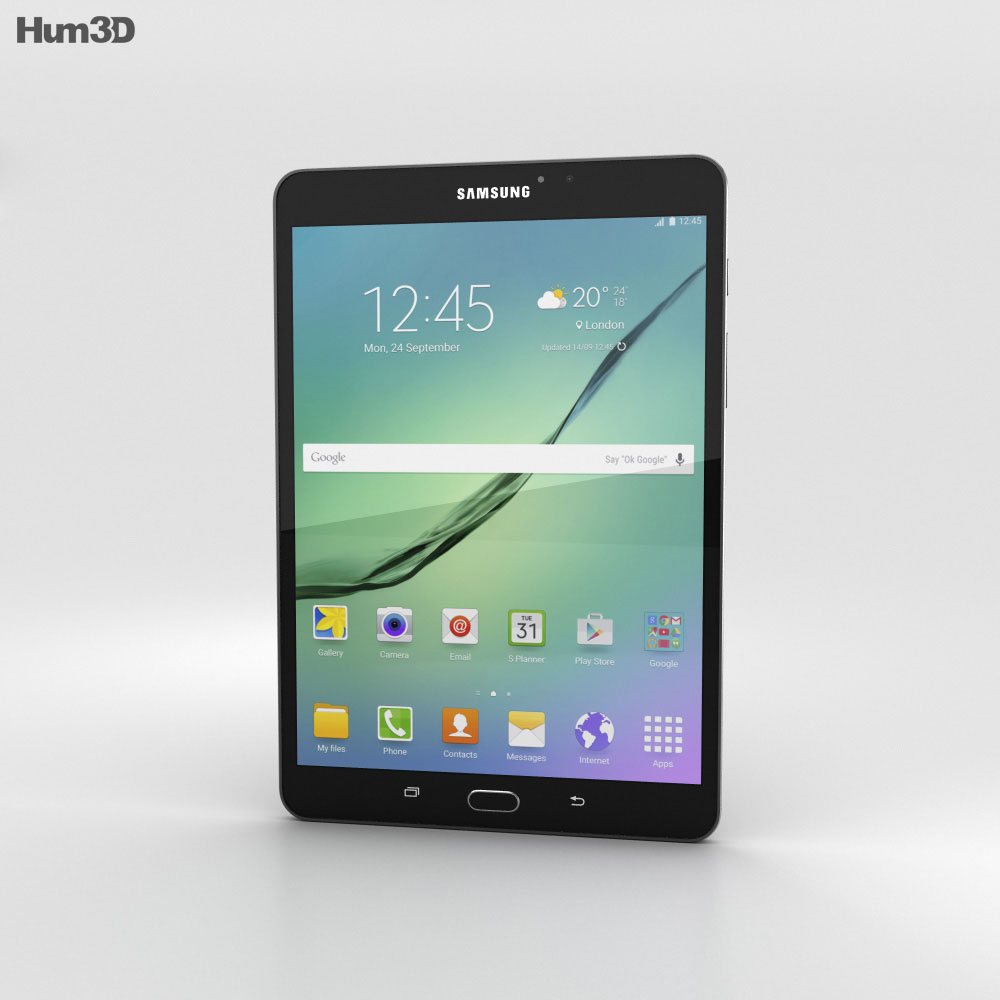 Samsung Galaxy Tab S2 8.0 Wi-Fi Black 3d model
