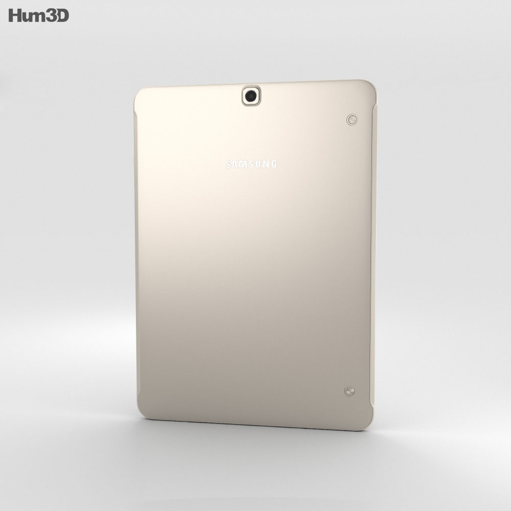 Samsung Galaxy Tab S2 9.7-inch Gold 3d model