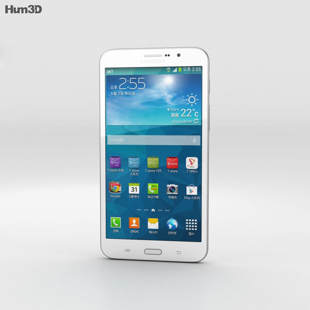 Samsung Galaxy W White 3D модель