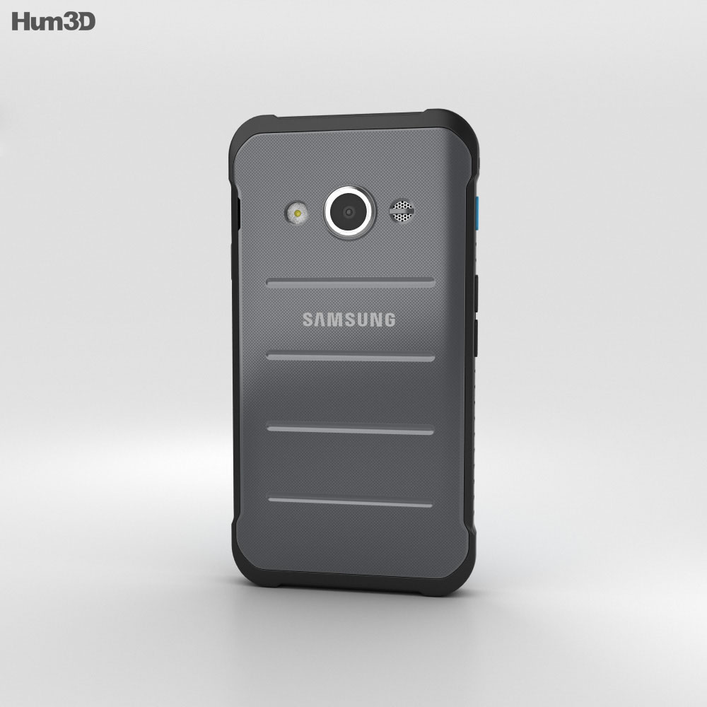 Samsung Galaxy Xcover 3 Gray 3d model