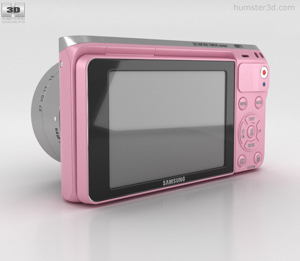 Samsung NX Mini Smart Camera Pink 3D模型