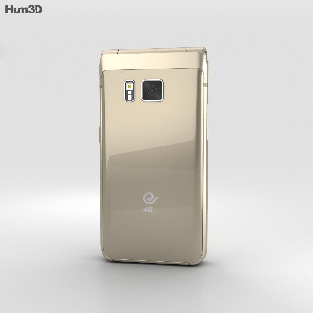 Samsung W2016 Gold 3Dモデル